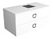 Двойной модульный ящик для раковины SIMAS HENGES HEM02 bianco/chromo